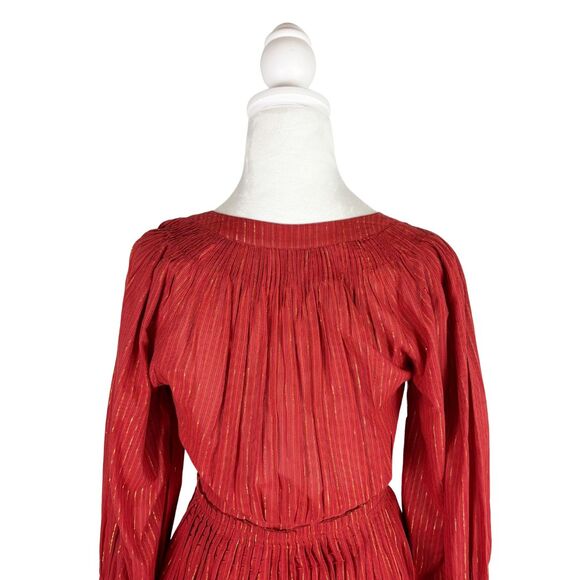 Ulla Johnson Rory Mini Dress 0 Red NEW - Picture 7 of 9